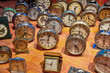 Group of the old retro colorful watches