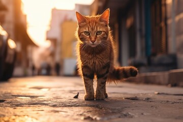 Wall Mural - Street Cat