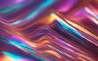 Abstract Modern pastel colored holographic background in 80s style