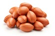 A Bountiful Harvest: A Pile of Almonds. White or PNG Transparent Background..
