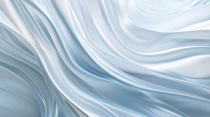 Poster - Elegant white satin fabric texture