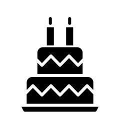 Canvas Print - Cake glyph icon