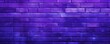 Purple majorelle shiny clean metro brick wall background pattern with copy space for design blank 