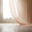 Tan soft chiffon texture background with blank copy space design photo backdrop