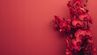 Elegant Red Orchids on Vibrant Background