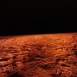 Marslandschaft in rotem Licht