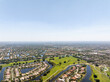 Drone photo Coral Springs Florida USA circa 2024