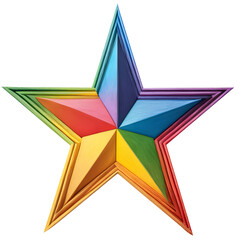 Wall Mural - 무지개 별 Rainbow star