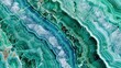 Resembling a luxurious malachite stone, this image has rich swirling patterns of teal and emerald green with natural banding, suggesting organic opulence.