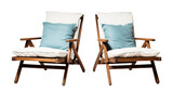 Fototapeta  - Outdoor lounge chairs cut out