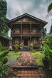 An isolated Malay traditional house
