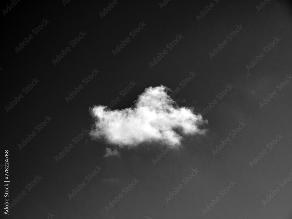 Black and white clouds in the sky background Stock Photo | Adobe Stock