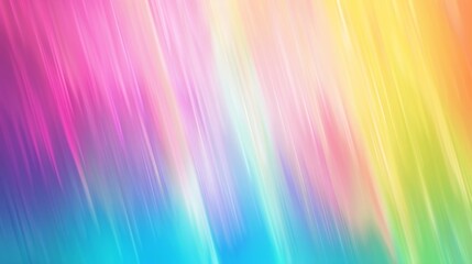 Leinwandbilder - Generative AI : Blurred colored abstract background. Smooth transitions of iridescent colors. 