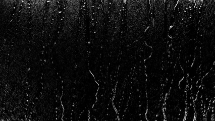 Wall Mural - rain drop video on black background