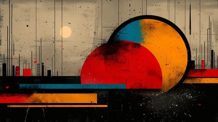 Wall Mural - Geometric Dusk