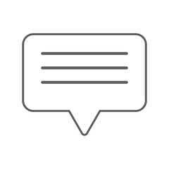 Wall Mural - comment icon speech bubble symbol Chat message icons - talk message Bubble chat icon. online communication, Conversation, chatting icons.