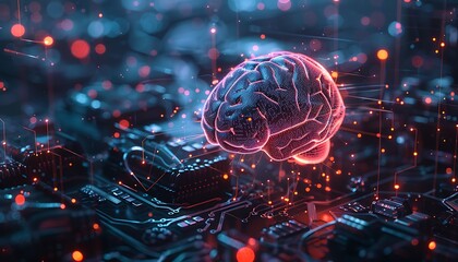Poster - Exploring Quantum Computing, Fusion of AI, Biotech & Machine Learning in Neural Circuits & Cyber Brains