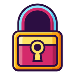 lock icon illustration