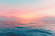 A gradient sky transitioning from deep blues to soft pinks at sunrise, 3D Abstract Animation