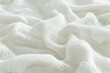 A close-up illustration of a pristine white cotton fabric texture. 32k, full ultra HD, high resolution