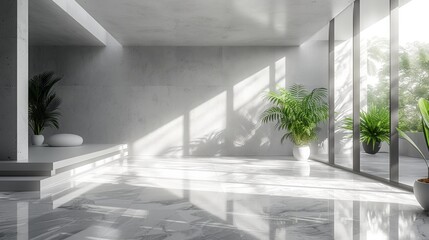 Wall Mural - Modern Sunlit Interior