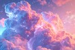 An image showcasing a vast expanse of the sky, abundantly adorned with billowing clouds and sparkling stars, A mystical image of a 'Data Cloud', AI Generated