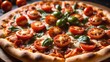© anetlanda - Margherita Italian pizza garnished with fresh basil