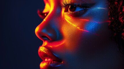 Poster - Neon Contemplation