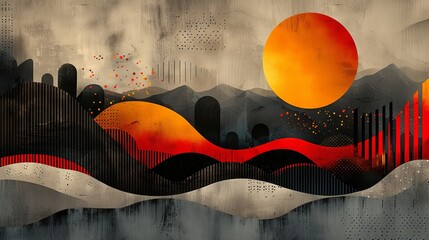 Wall Mural - Surreal Landscape