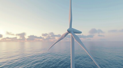 Wind turbine energy windmill power generator wallpaper background