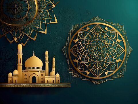 Wishing you a joyous Eid-al-Fitr, Eid-al-Adha, and Eid Mubarak! Check out our stunning vector illustration background design.