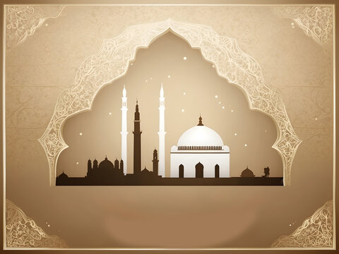 Wishing you a joyous Eid-al-Fitr, Eid-al-Adha, and Eid Mubarak! Check out our stunning vector illustration background design.