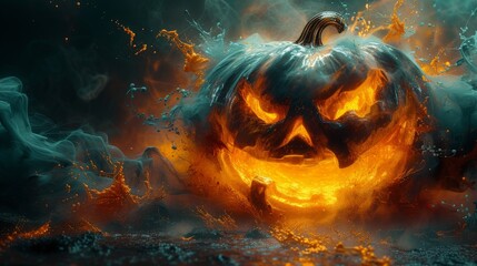 Sticker - Jack-o'-lantern Blaze