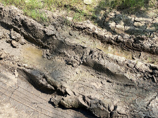 Sticker - mud road after the rain