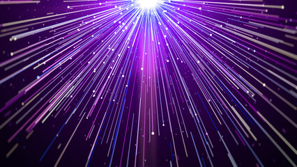 Wall Mural - star falling glowing lights elegant abstract background.