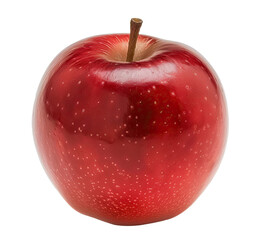 Wall Mural - Red apple isolated on transparent background