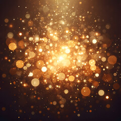 Wall Mural - glitter lights grunge background, glitter defocused abstract twinkly lights and stars christmas back