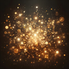 Wall Mural - glitter lights grunge background, glitter defocused abstract twinkly lights and stars christmas back