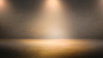 Wall Mural - dark grey gradient background spotlight on empty studio room empty dark abstract cement wall and studio room with smoke float up interior texture for display products wall background
