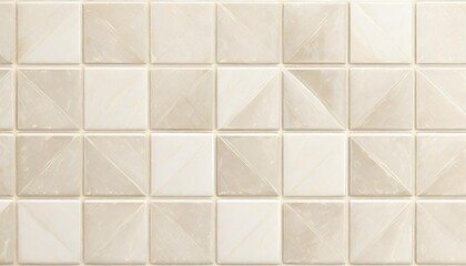 Wall Mural - seamless smooth white modern glossy ceramic square tiles background texture transparent overlay kitchen or bathroom wall floor or countertop luxury porcelain interior repeat pattern 3d rendering
