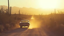 Desert Drive: A Vintage Adventure./n