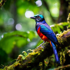 Wall Mural - blue and yellow macaw