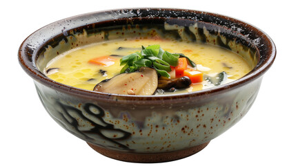 Wall Mural - Chawanmushi on bowl isolation on white background