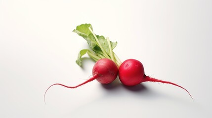 Wall Mural - Pomegranate with water drops isolated on a white background.