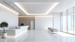 © miss[SIRI] - Bright, modern office lobby, reception area minimal yet welcoming, clarity in design