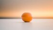 vibrant orange on pristine white surface minimalist product photography