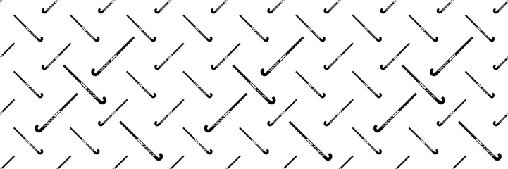 Wall Mural - Hockey Stick Icon Seamless Pattern Y_2109001