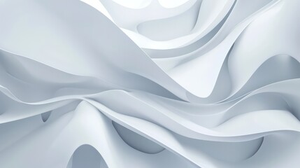 Wall Mural - A white background with a wave pattern