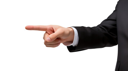 Man pointing finger isolated on transparent background Remove png, Clipping Path, pen tool