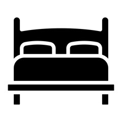 Wall Mural - double bed icon